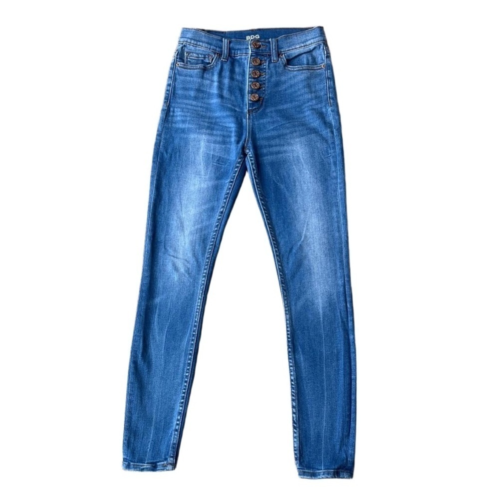 BDG Twig Button Fly High Rise Ankle Stretch Denim Jeans 26